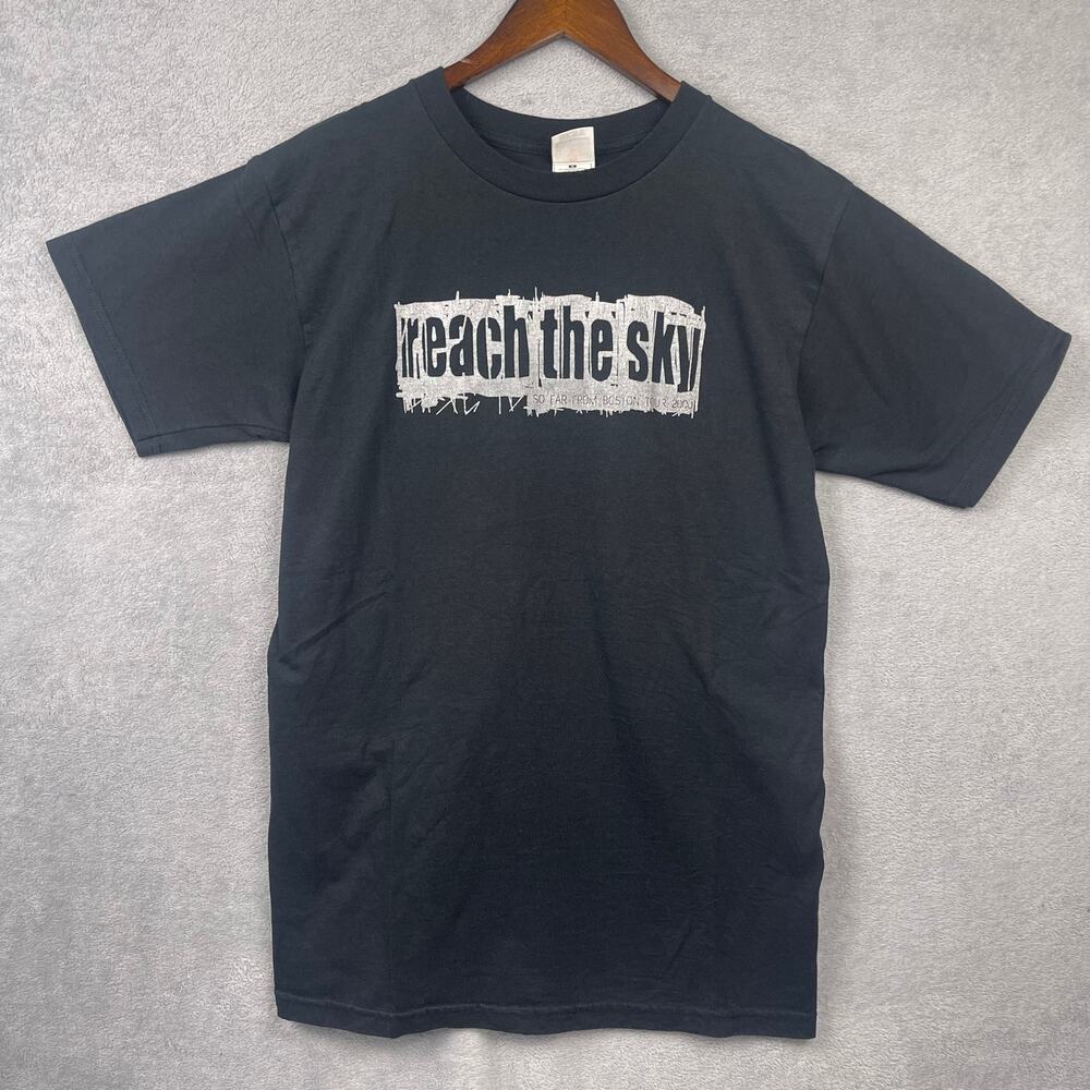 VINTAGE 2000 Reach The Sky Tee Mens M So Far From Boston Tour Hardcore Punk